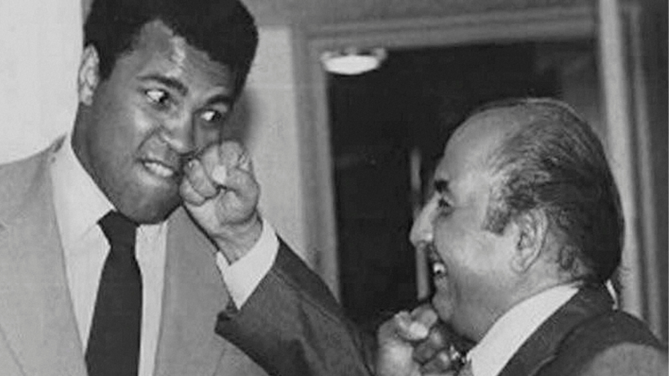 Mohammad Rafi and Muhammad Ali