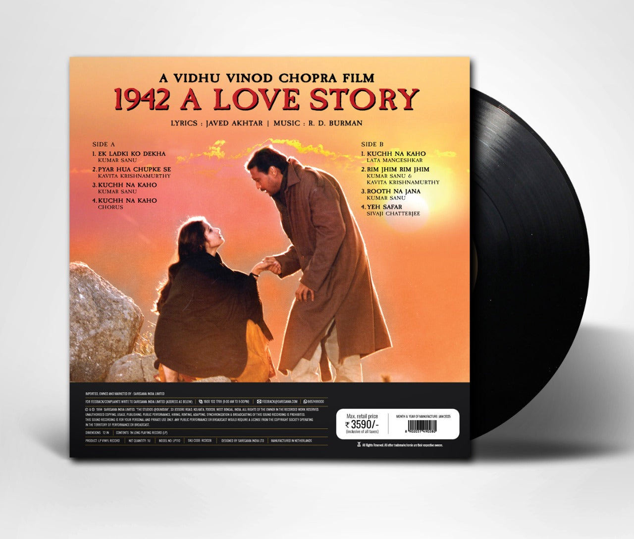 R.D Burman - 1942 A Love Story (Pre Order)