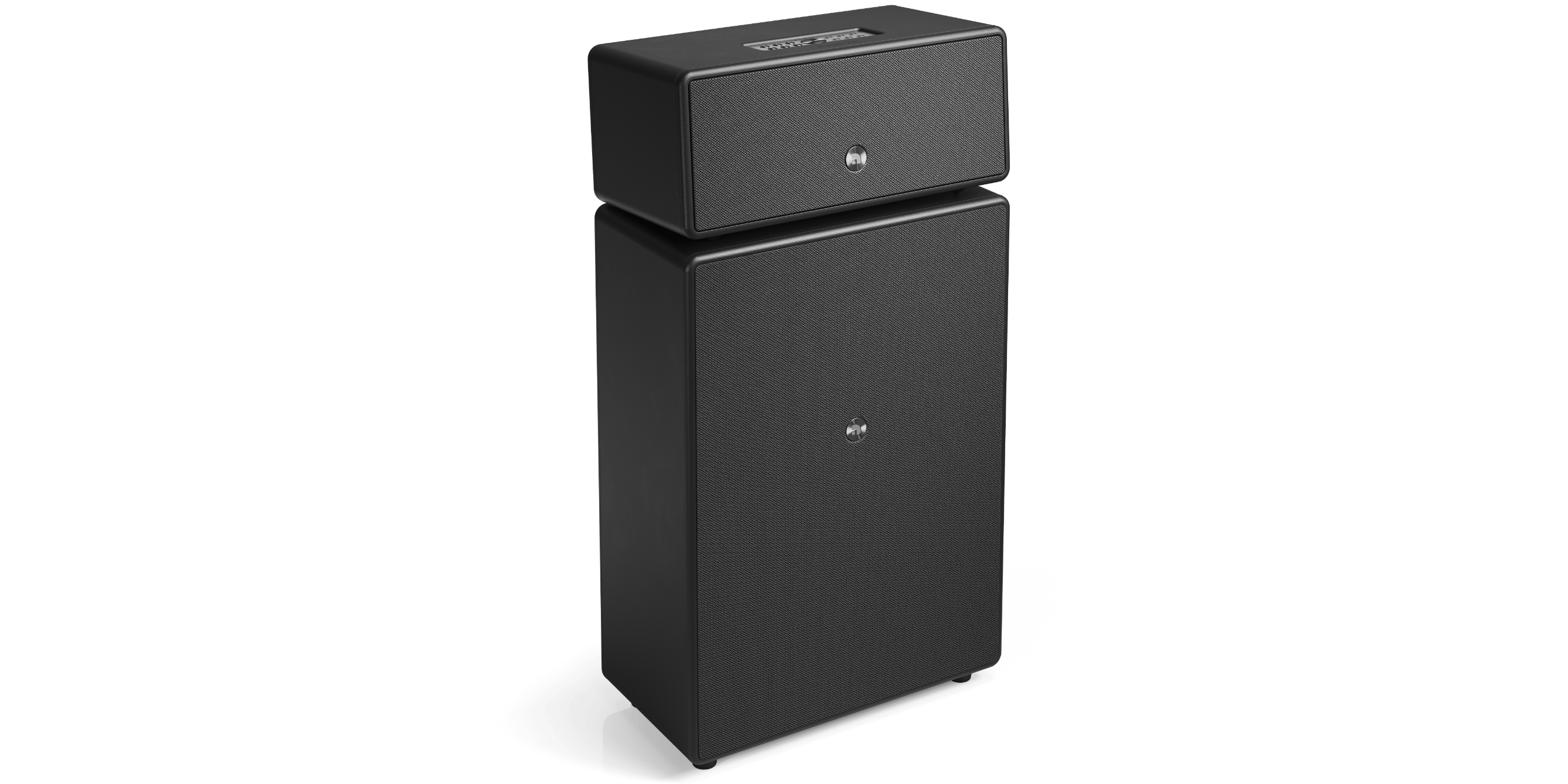 Audio Pro C5 MKII Wireless Multiroom Speaker - Front View (Black)