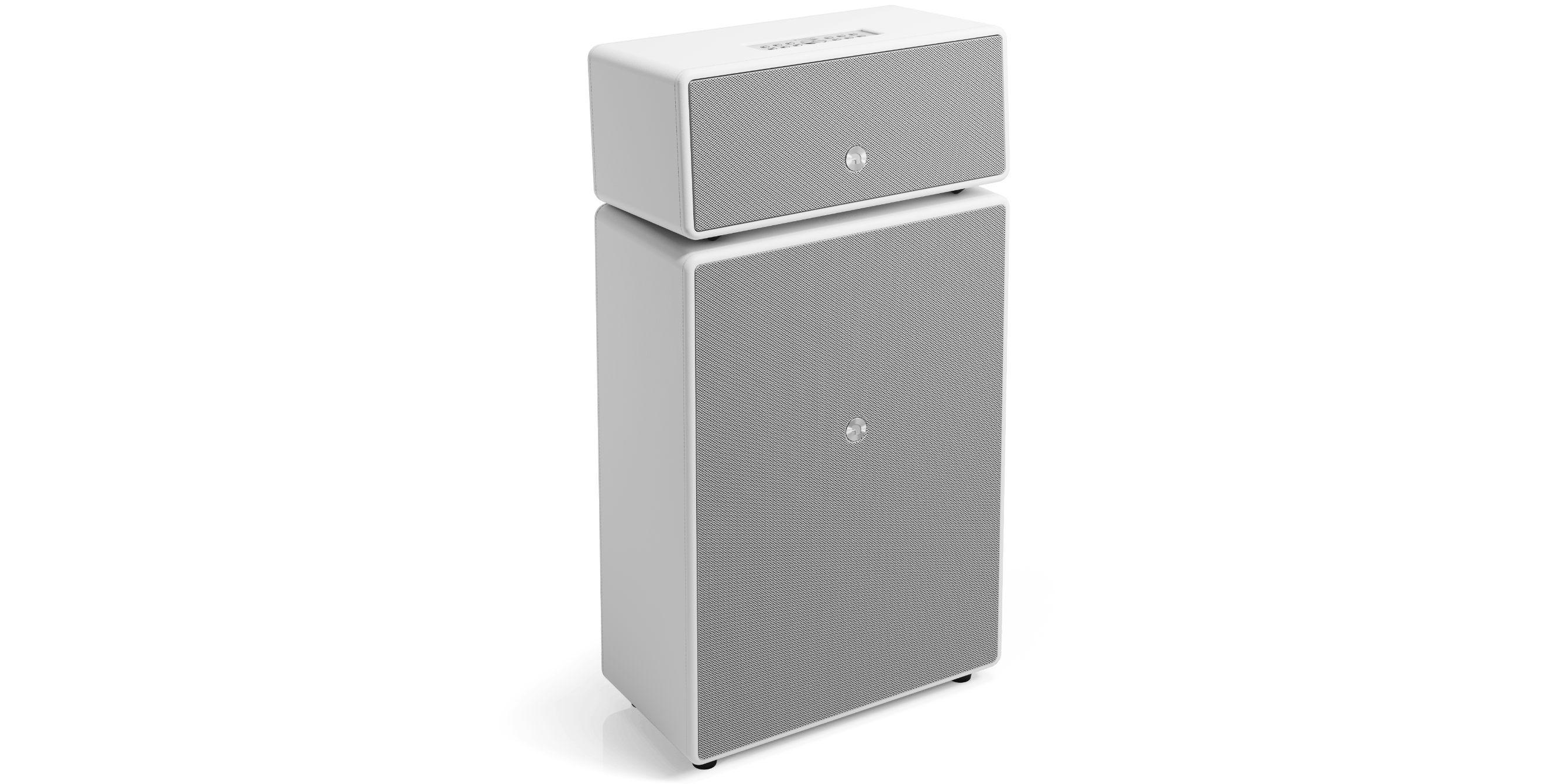 Audio Pro C5 MKII Wireless Multiroom Speaker - Front View (White)