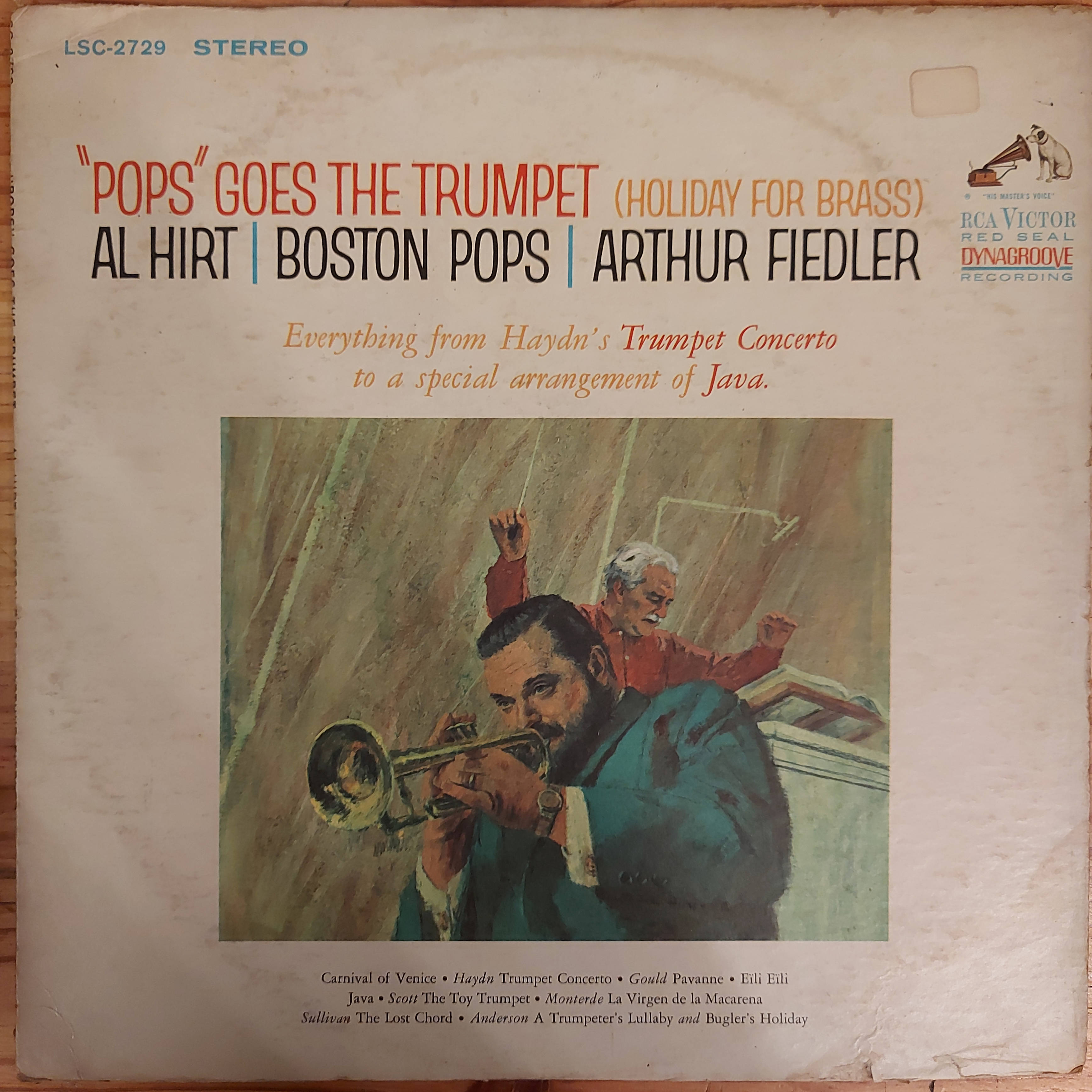 Al Hirt / Boston Pops / Arthur Fiedler – "Pops" Goes The Trumpet (Holiday For Brass) (Used Vinyl - VG)