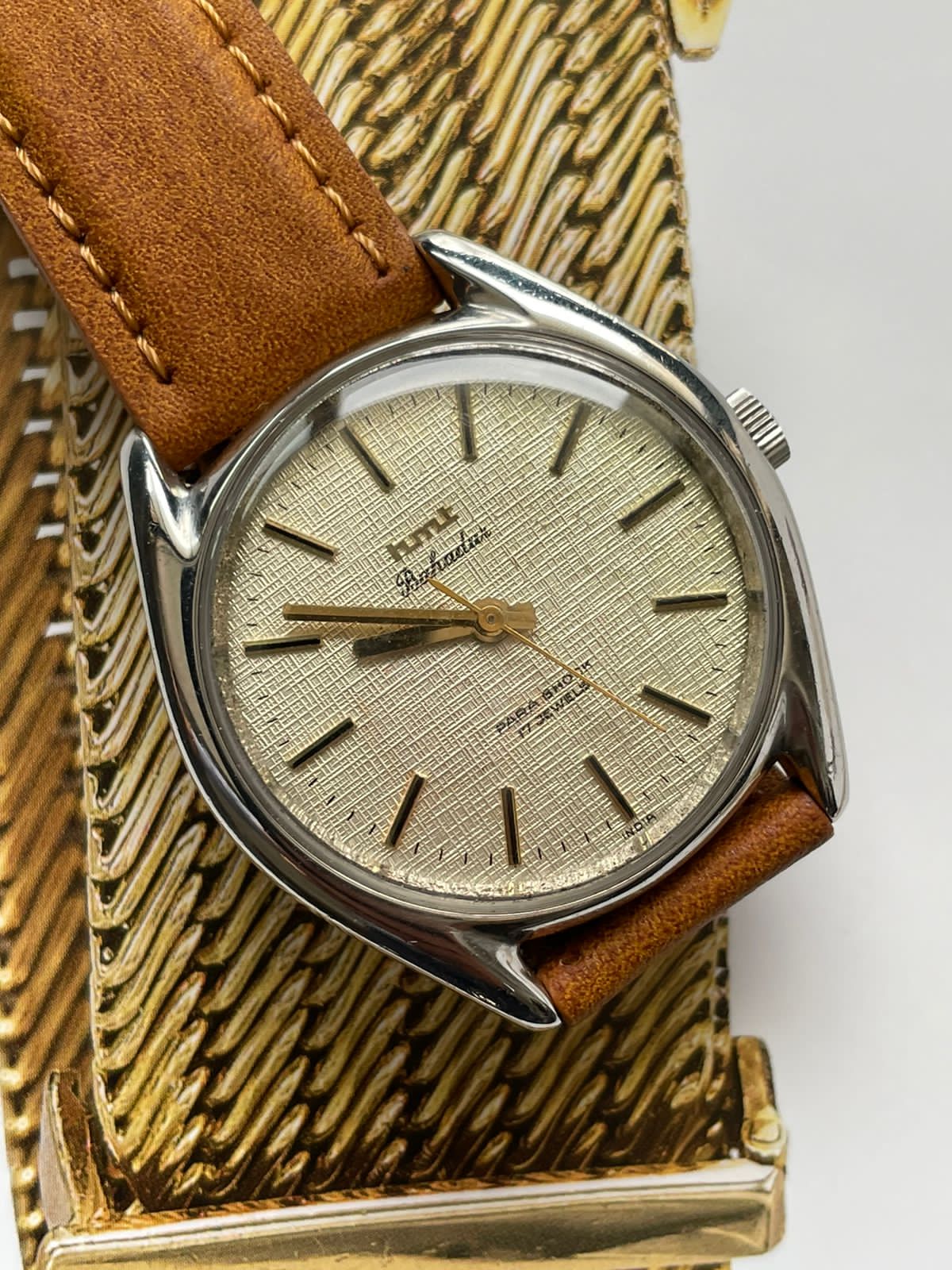 Rare HMT NASS 09 White Numeric Automatic Men's Wrist Watch Case 40 mm | eBay