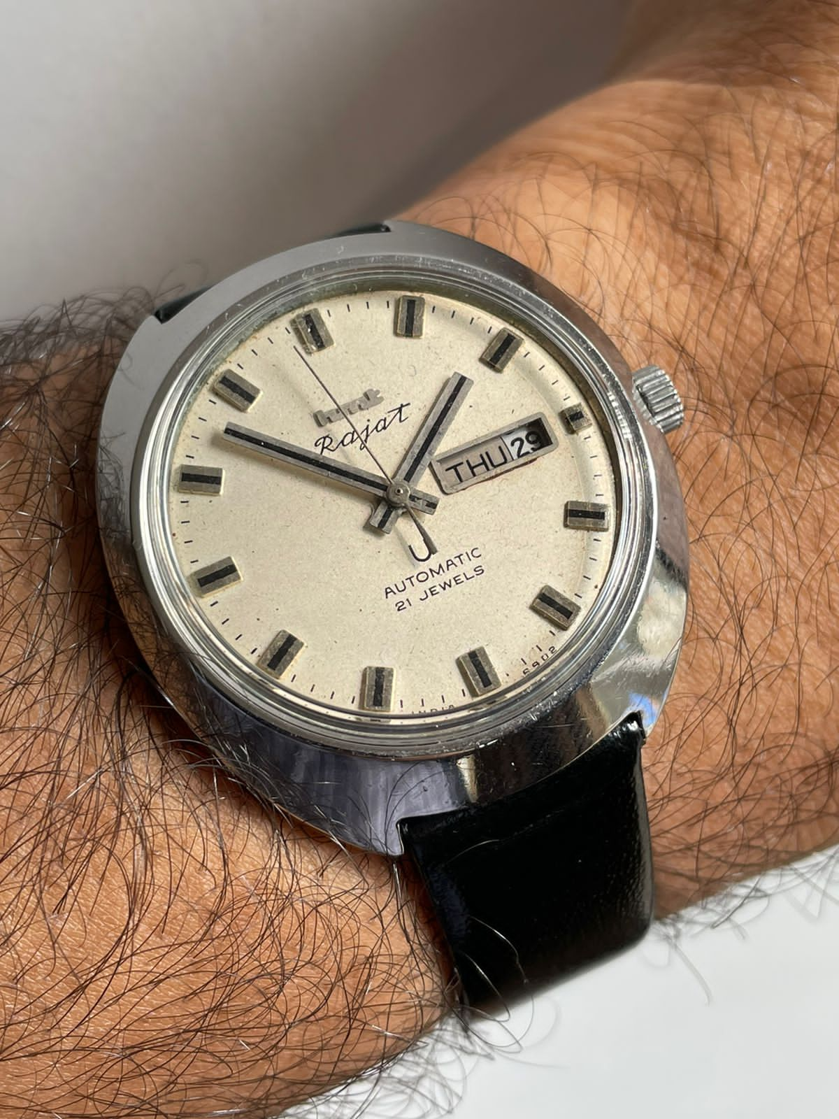 HMT - Rajat (1972) (U on Dial Variant)