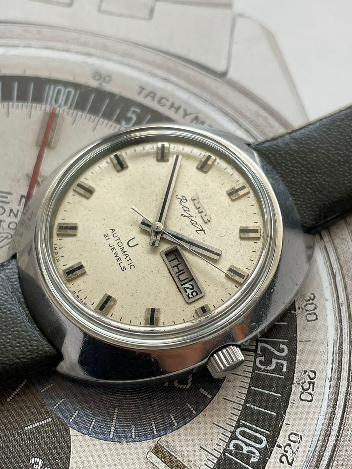 HMT - Rajat (1972) (U on Dial Variant)