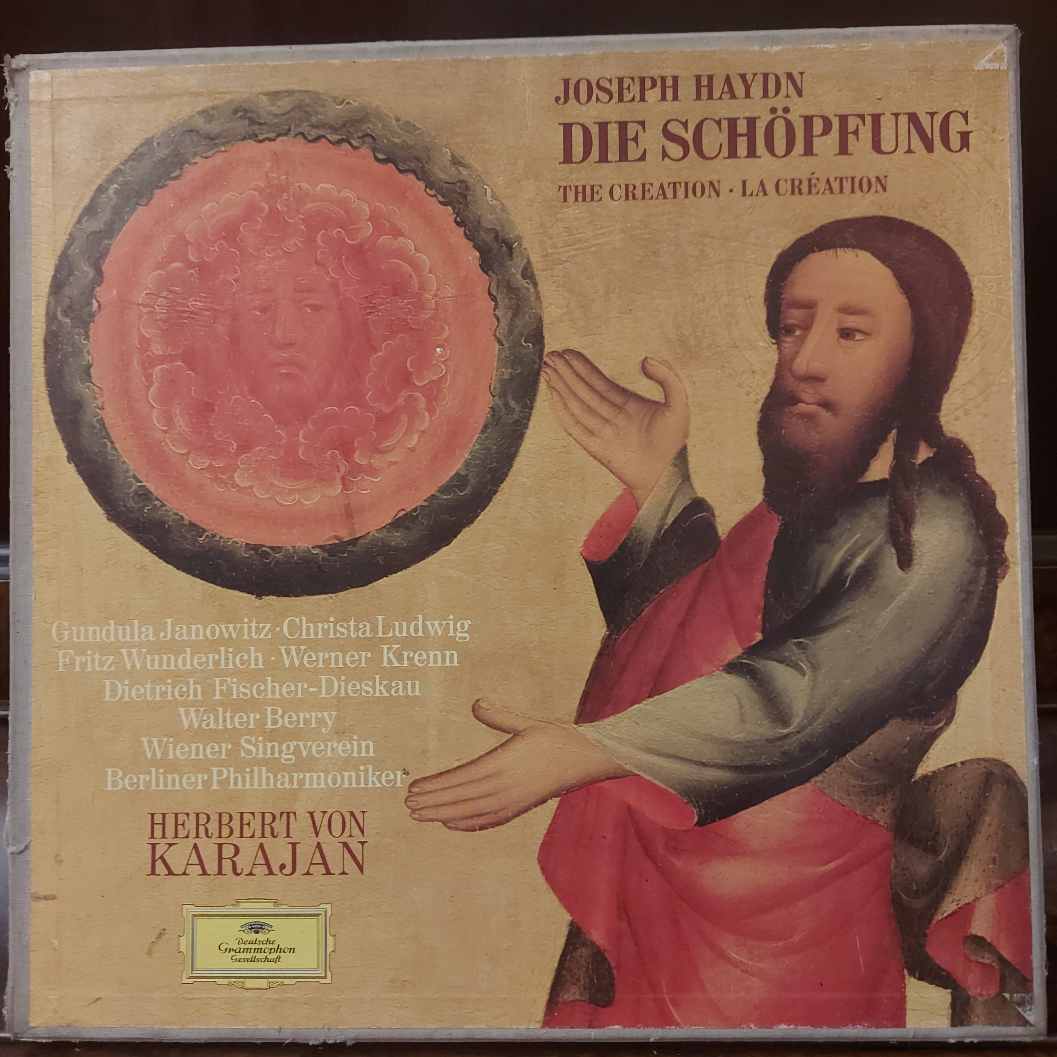 Joseph Haydn - Wiener Singverein, Berliner Philharmoniker, Herbert von Karajan – Die Schöpfung · The Creation · La Création (Used Vinyl - VG+)